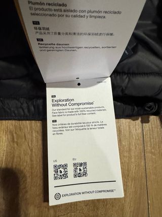 North Face 700 Piumino Nero