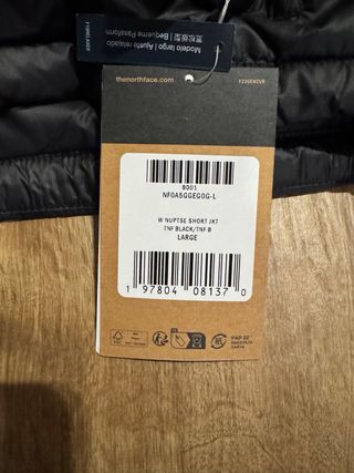 North Face 700 Piumino Nero