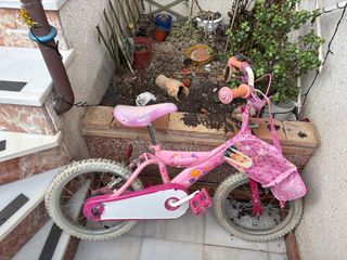 Bicicleta Barbie niña