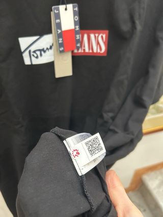 Maglietta Tommy Jeans Nera 6XL