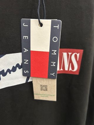 Maglietta Tommy Jeans Nera 6XL