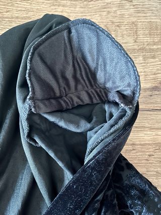 Vestido Terciopelo Negro Elegante