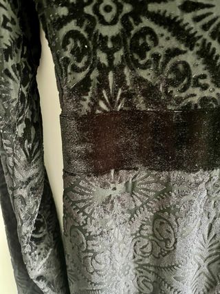 Vestido Terciopelo Negro Elegante