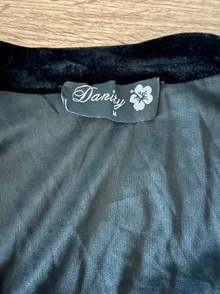 Vestido Terciopelo Negro Elegante