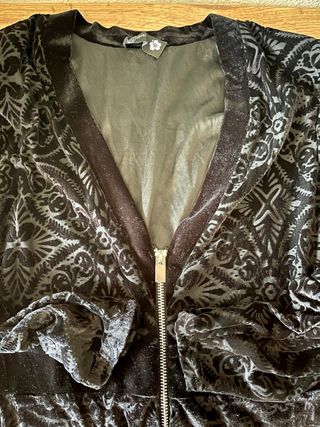 Vestido Terciopelo Negro Elegante