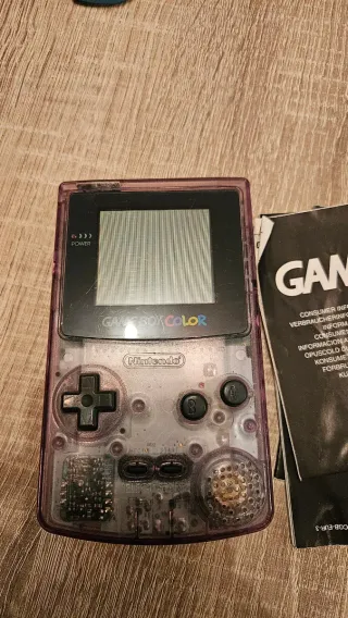 Nintendo Game Boy Color Morada Transparente