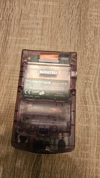 Nintendo Game Boy Color Morada Transparente