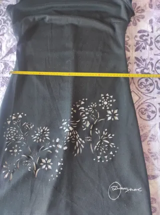 Vestido Negro Desigual Talla M