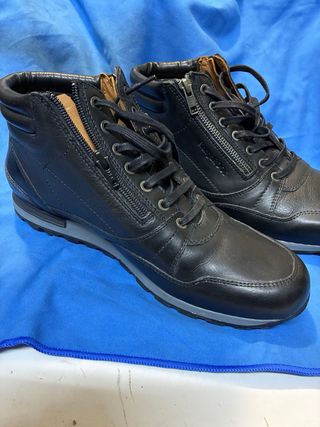 Botas Kangaroos Hombre Piel Negras