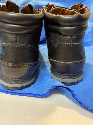 Botas Kangaroos Hombre Piel Negras