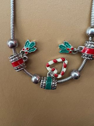 Set natalizio: girocollo e bracciale