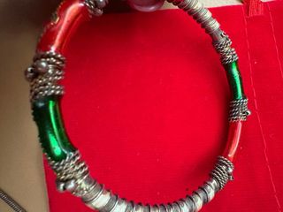 Set natalizio: girocollo e bracciale