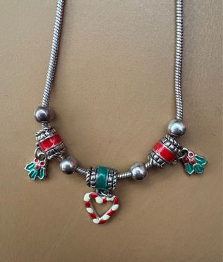 Set natalizio: girocollo e bracciale