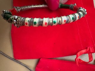 Set natalizio: girocollo e bracciale