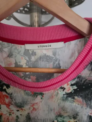 Sudadera Uterqüe Talla S/M Floral