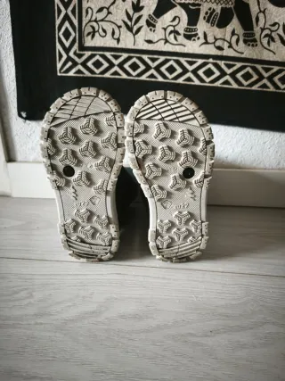 Botas de nieve niño Quechua negras y azules