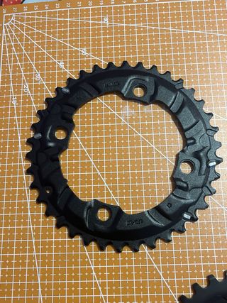 Platos Bici 38-28T 104BCD Negro