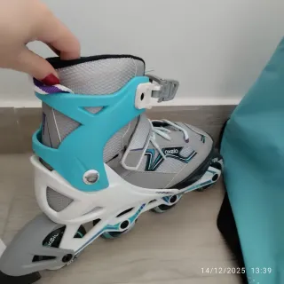 Patines en línea Oxelo PLAY5 turquesa talla 35-38