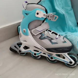 Patines en línea Oxelo PLAY5 turquesa talla 35-38