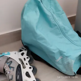 Patines en línea Oxelo PLAY5 turquesa talla 35-38