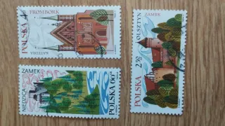 Sellos Polonia - lote 40 Frombork, Olsztyn, Niedz