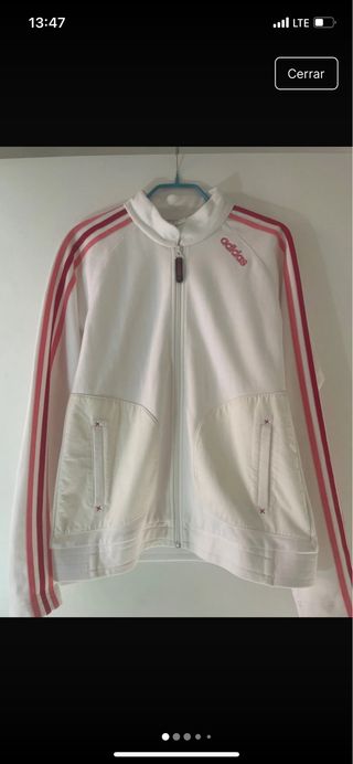 Sudadera blanca Adidas. Nueva sin etiqueta.