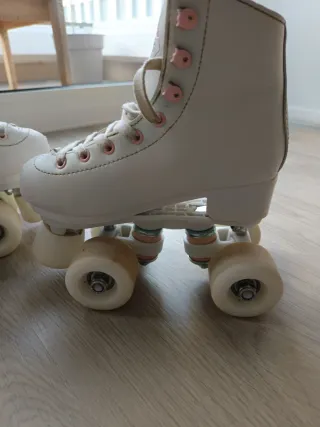 Patines artísticos blancos Oxelo Número 32