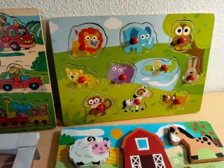 Lote Juguetes y Puzzles Infantiles