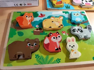 Lote Juguetes y Puzzles Infantiles