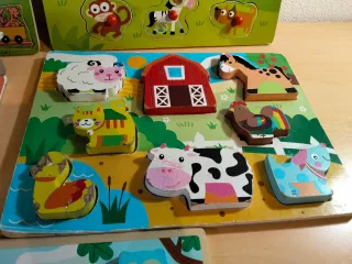 Lote Juguetes y Puzzles Infantiles