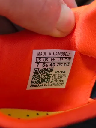 Scarpe Adidas Nere Arancio Taglia 40 Nuove