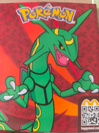 Pack Cartas Pokémon Happy Meal y general mills