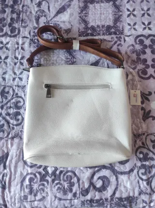 Bolso Cluci Blanco y Marrón