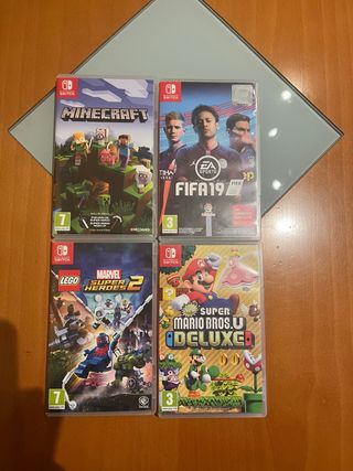 Lote 4 juegos Nintendo Switch