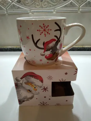 Taza de porcelana Feliz Navidad