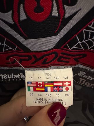 Completo sci Spyder bambino 10 anni