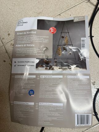 Albero di Natale campanelle e luci non comprese