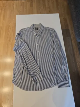 Camisa Tommy Hilfiger Rayas Azul/Blanco