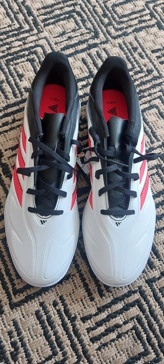 Zapatillas Adidas Blancas y Rojas