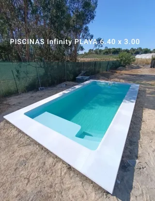 Piscina para jardín casa de campo