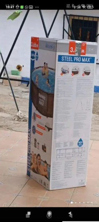 Piscina Bestway Steel Pro Max 3,66 m