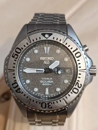 Seiko AGS Titanium Scuba 200m Diver