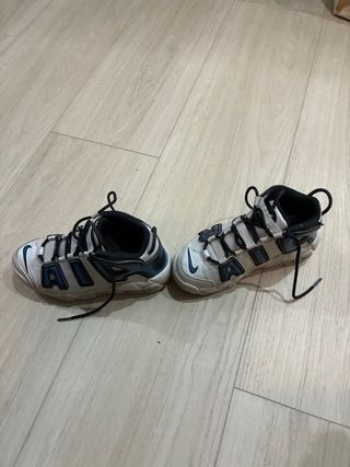 Zapatillas Nike Air Niños Blancas y Azules