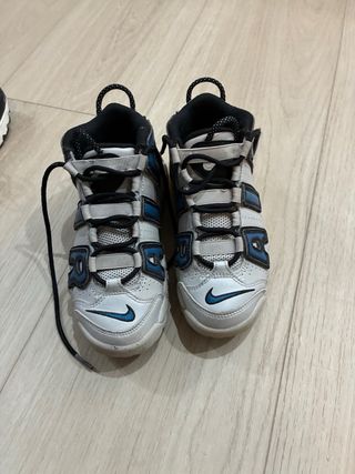 Zapatillas Nike Air Niños Blancas y Azules