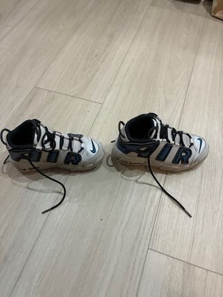 Zapatillas Nike Air Niños Blancas y Azules