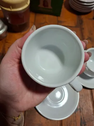 Juego de 3 tazas minimalistas de porcelana