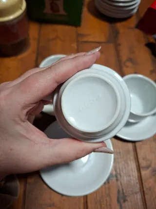 Juego de 3 tazas minimalistas de porcelana