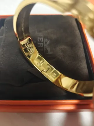 Pulsera Hermes Dorada