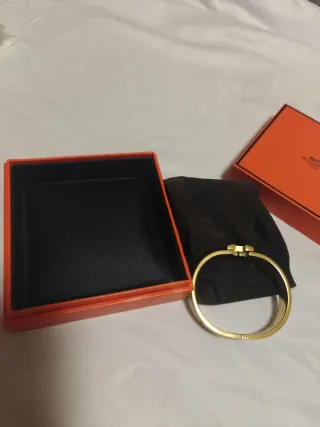 Pulsera Hermes Dorada