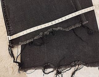 Vaqueros negros anchos talla 36